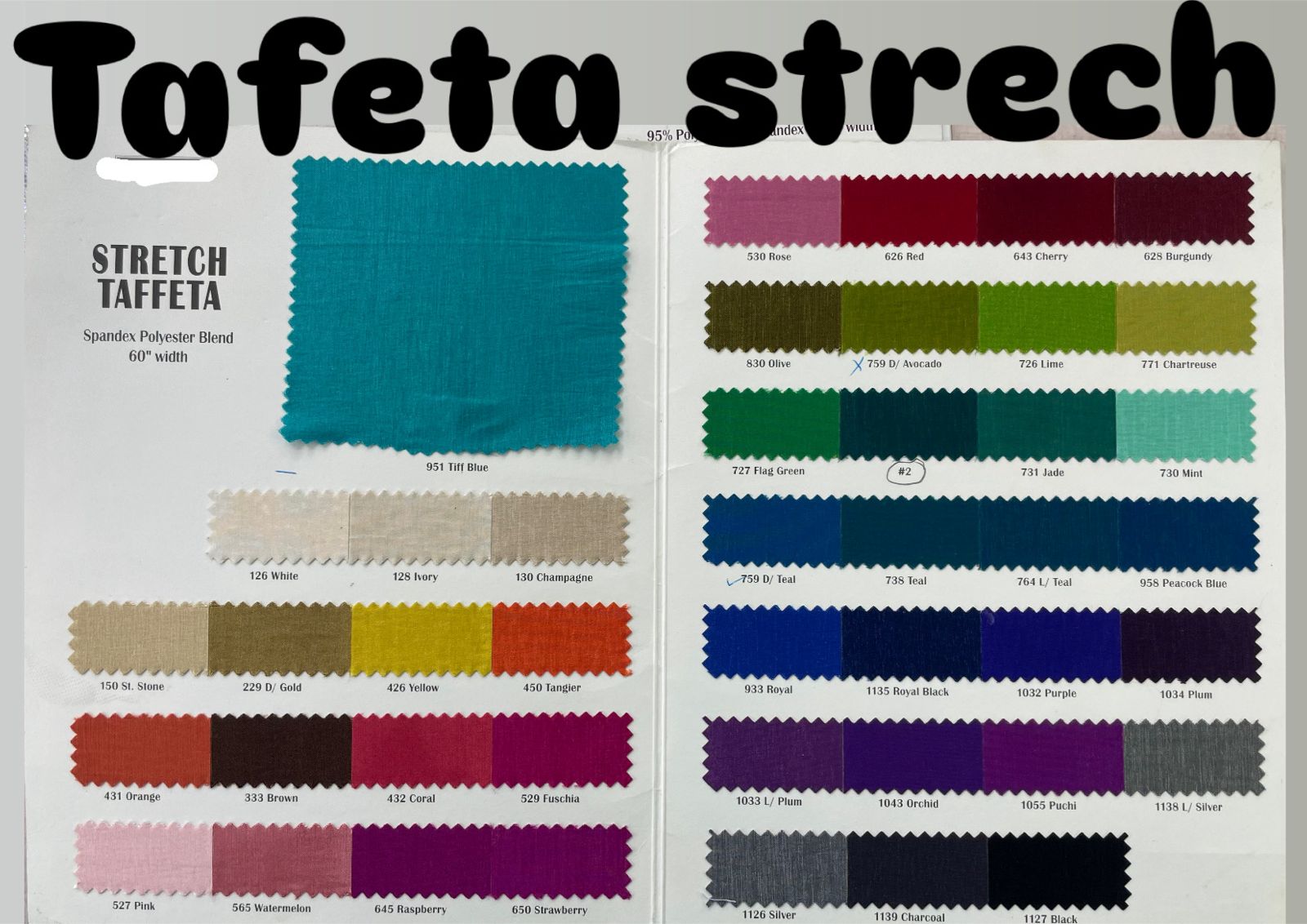 TAFETA ACETATO